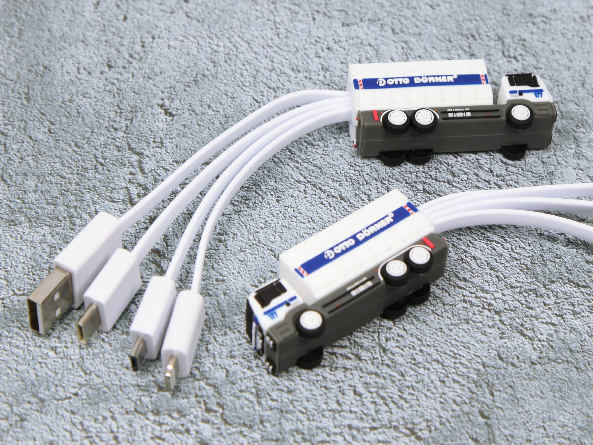 ladekabel 4 in 1 kabel adapter stecker logo lkw sonderanfertigung