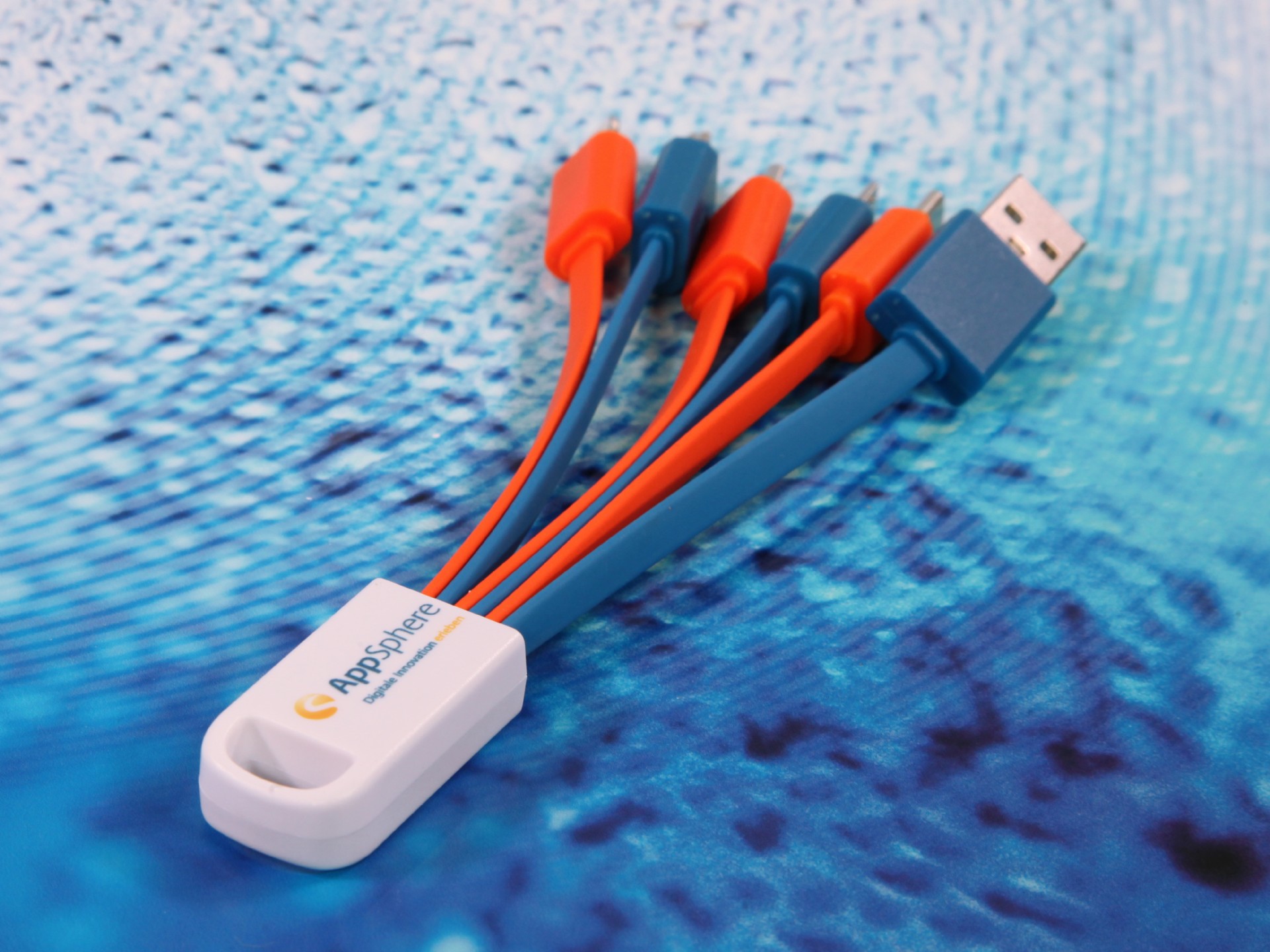 ladekabel color smartphone kabel werbung logo