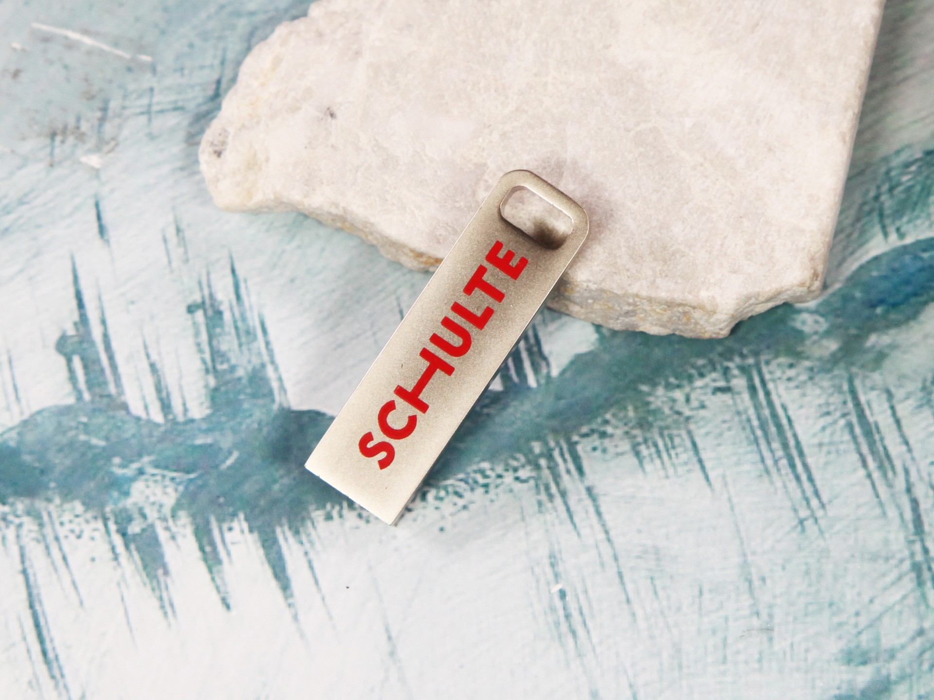 mini metall usb mit logodruck