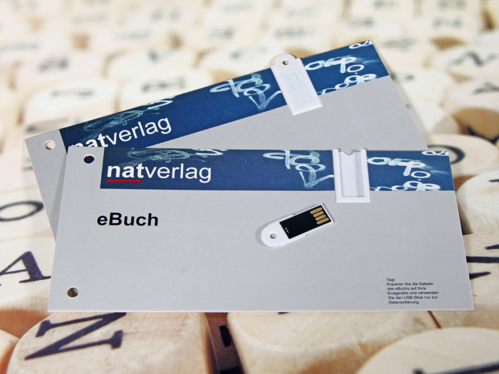 usb mailing card postkarte papierkarte stick werbung post