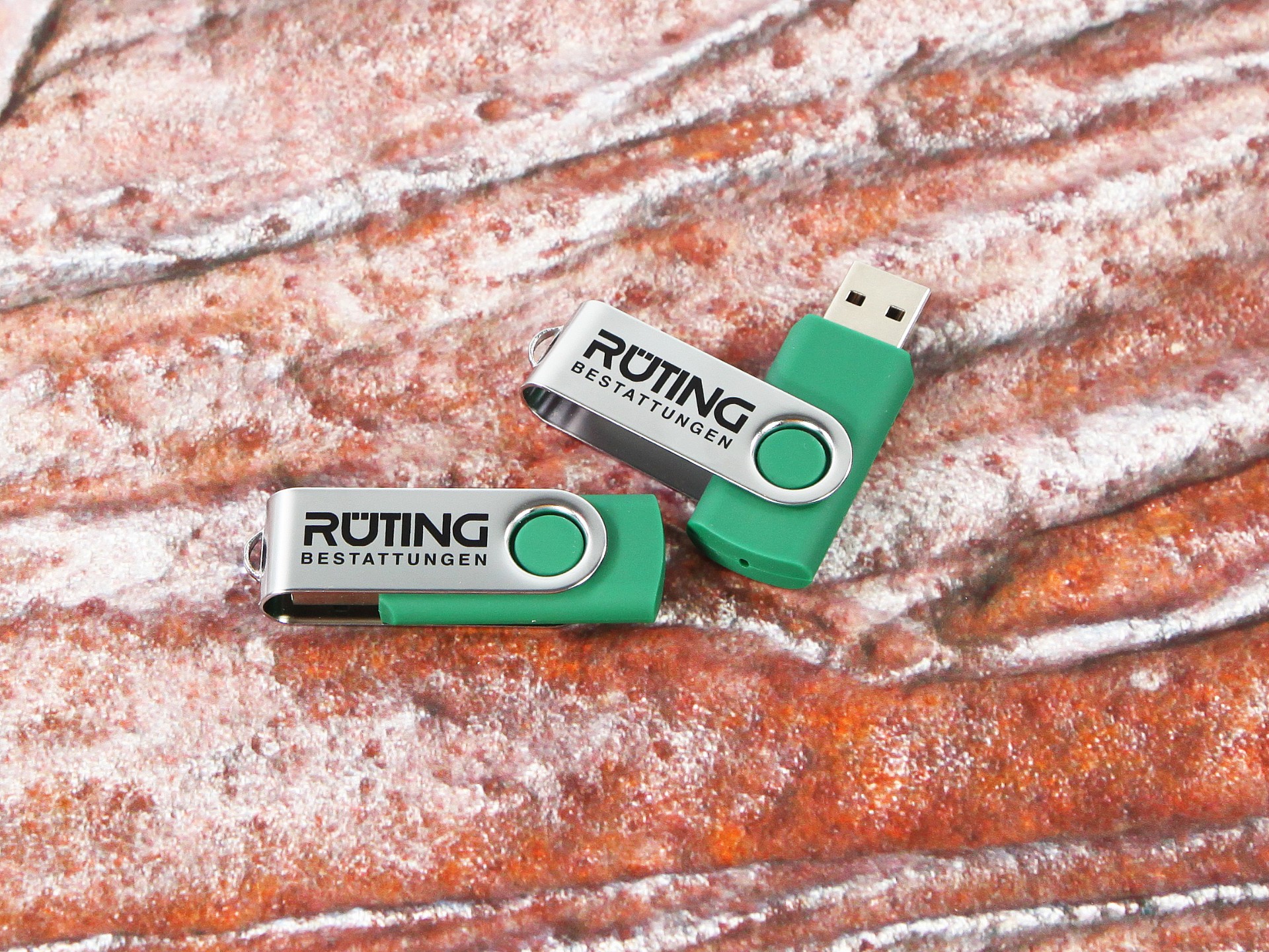 usb stick bestatter daten werbemittel