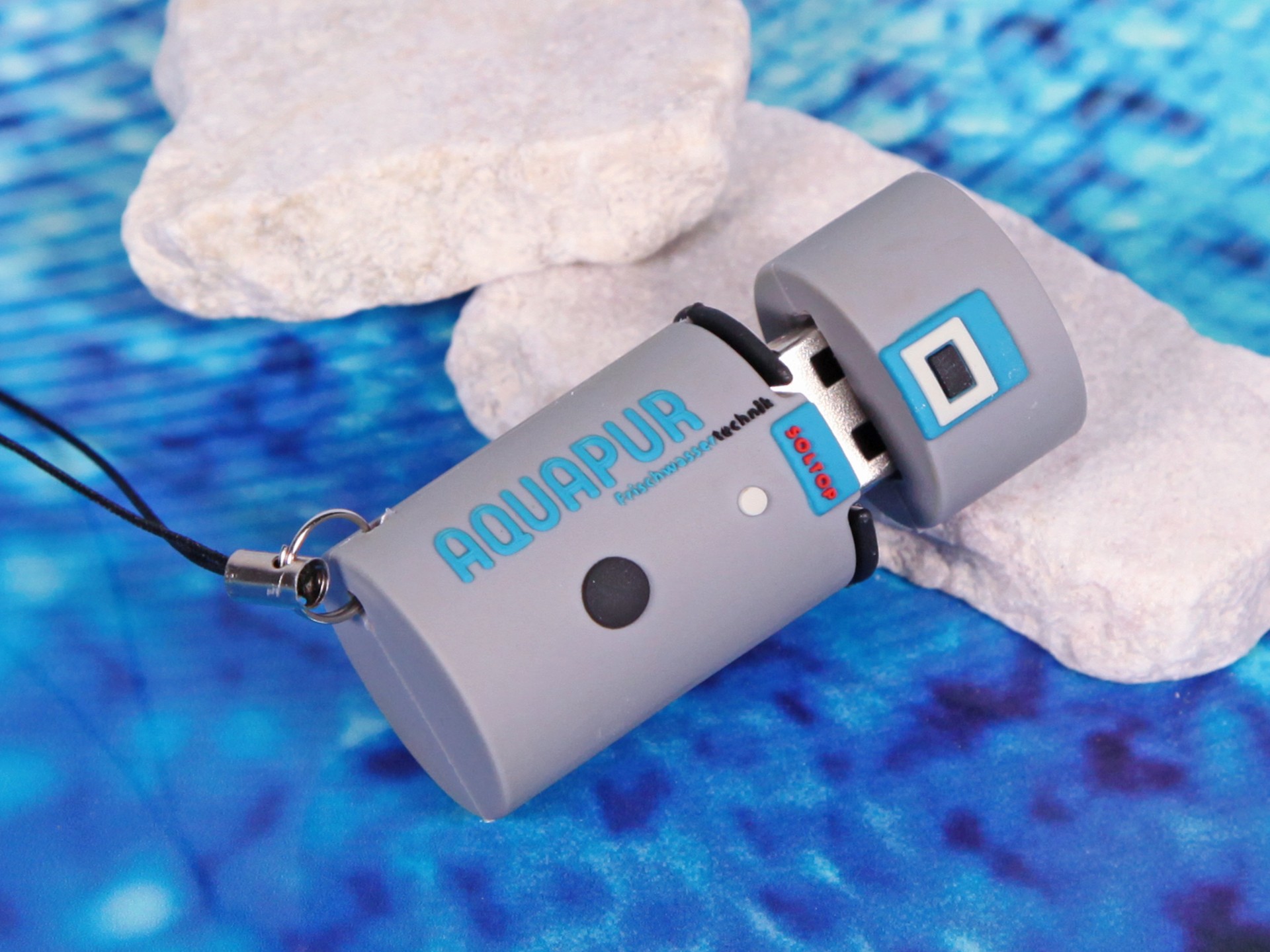 usb stick custom sonderform boiler warmwasser energie logo