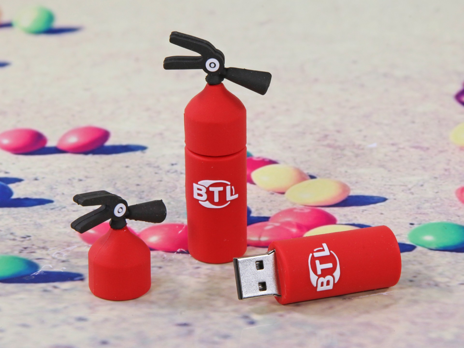 usb stick feuerlöscher sicherheit feuerwehr schutz feuer