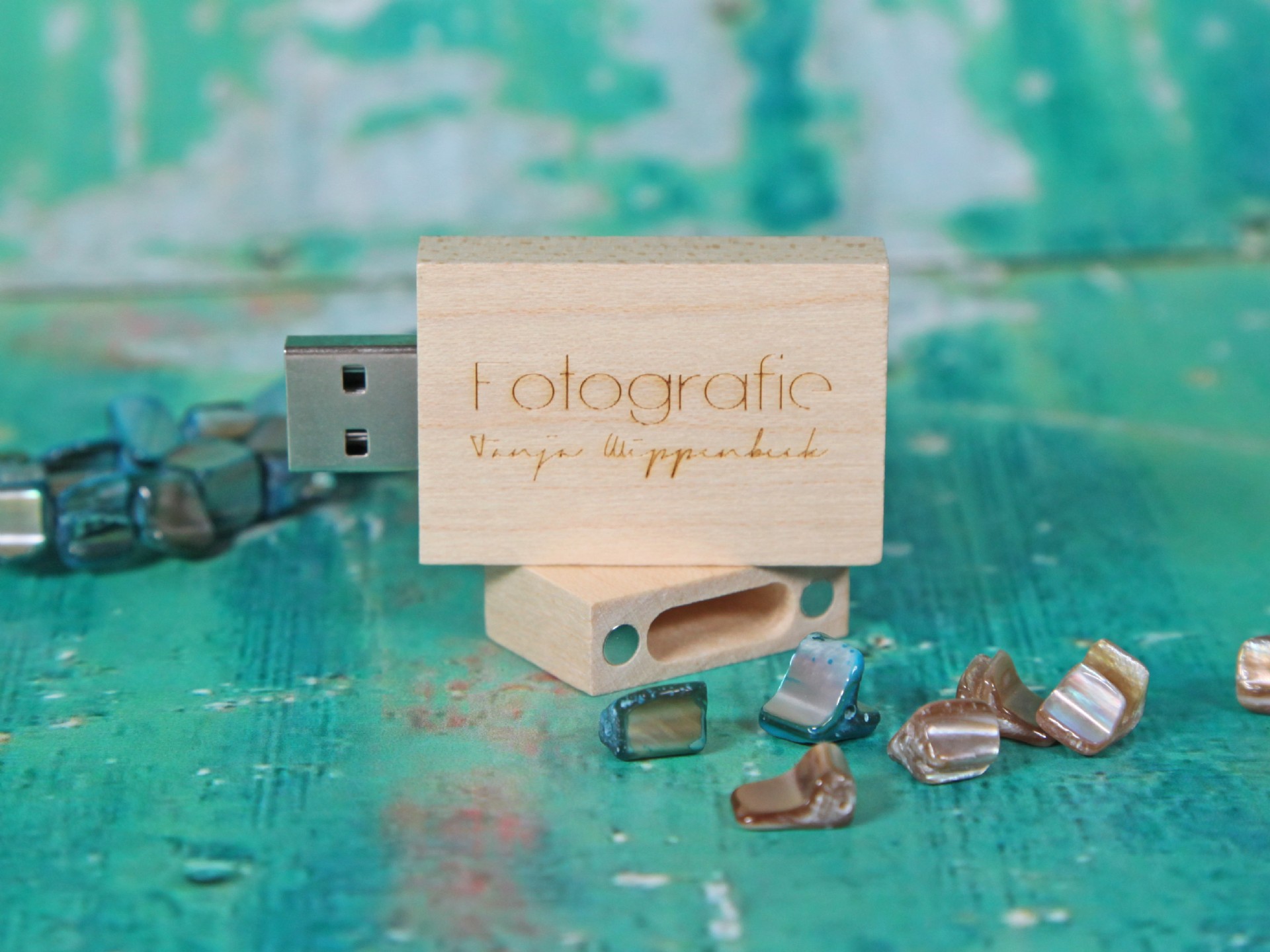 usb stick holz natur business hellbraun öko werbung gravur