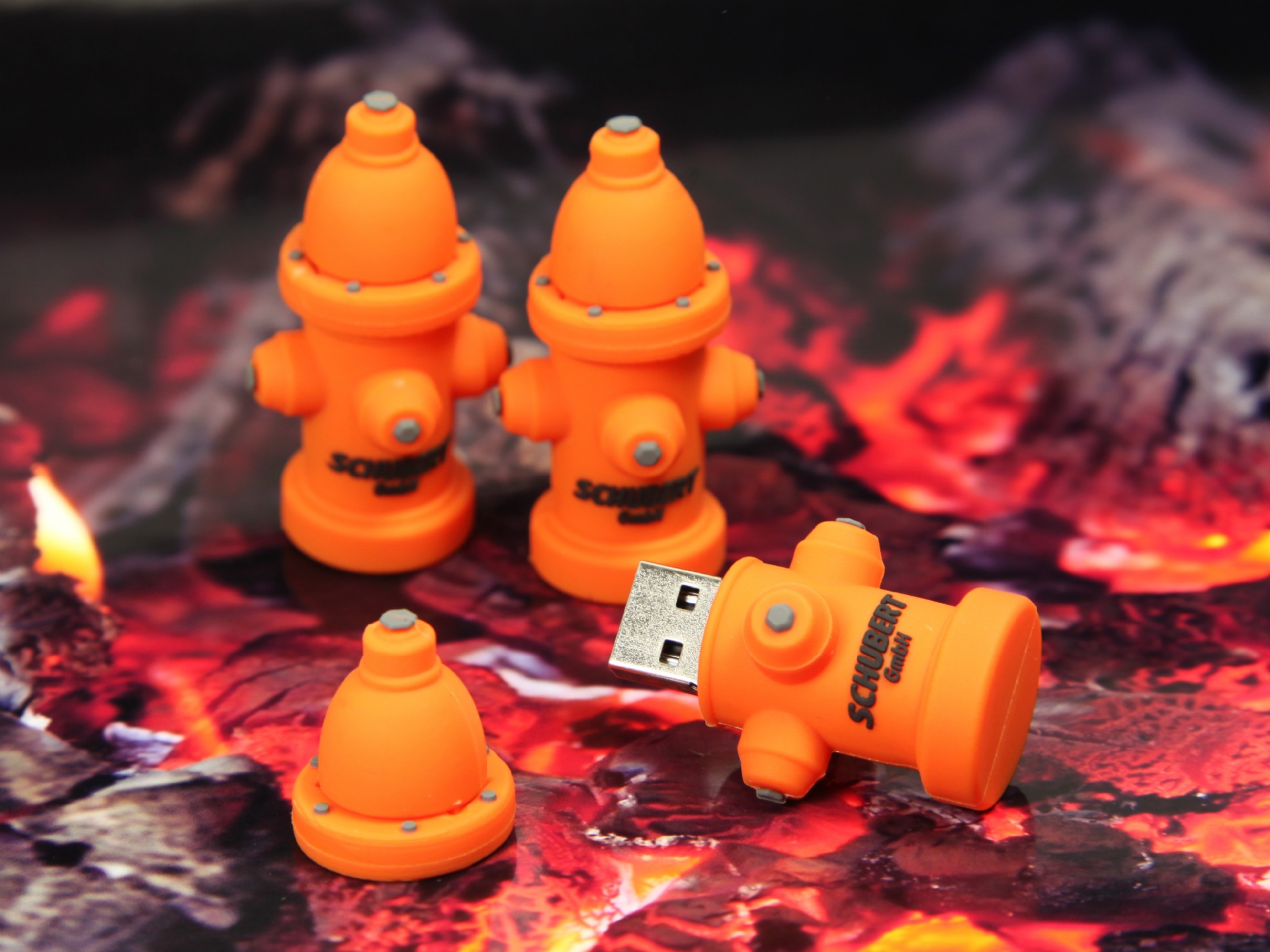 usb stick hydranten wasserentnahmestelle feuer feuerwehr