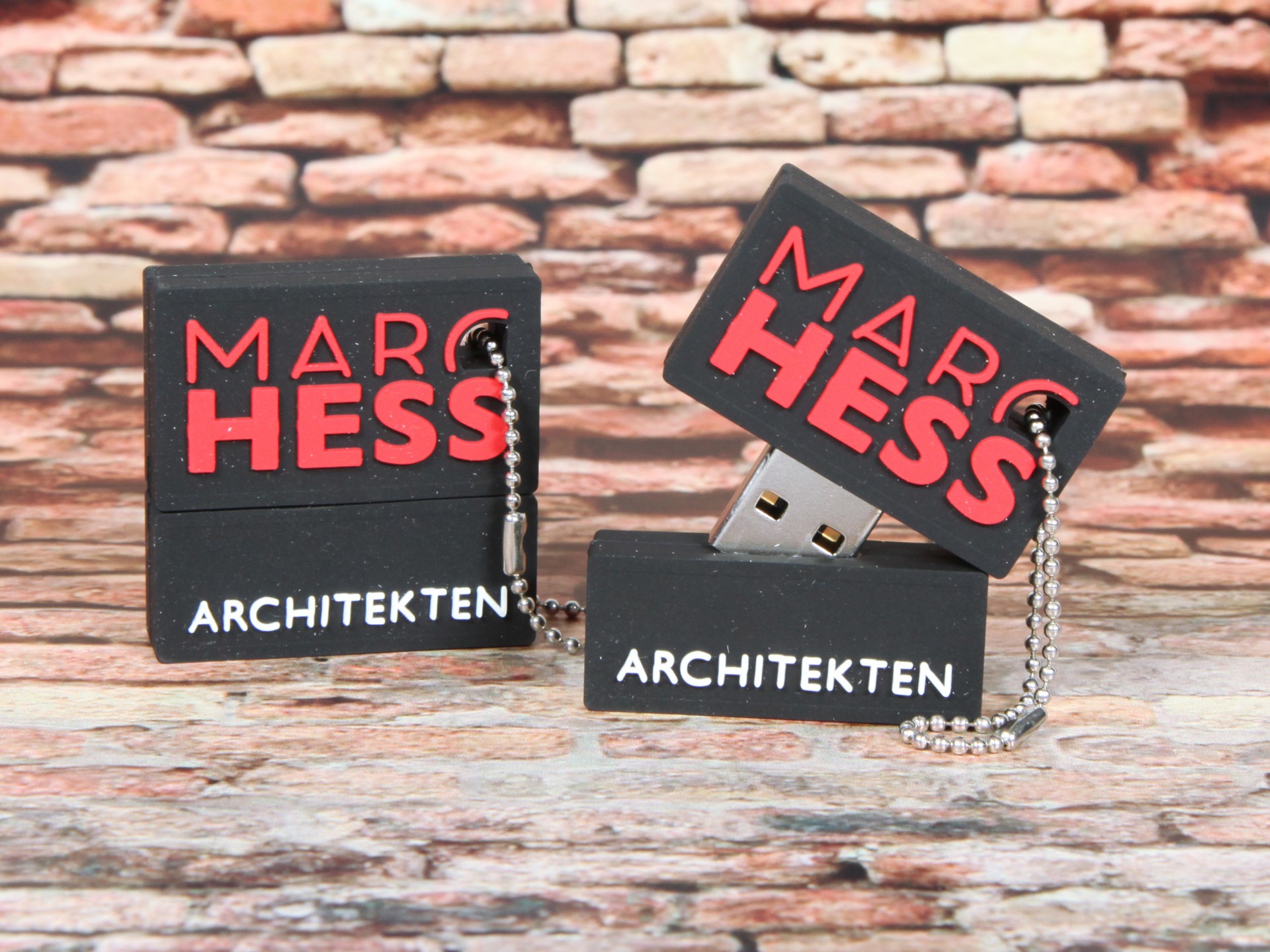 usb stick individuell logo firma architektur werbung