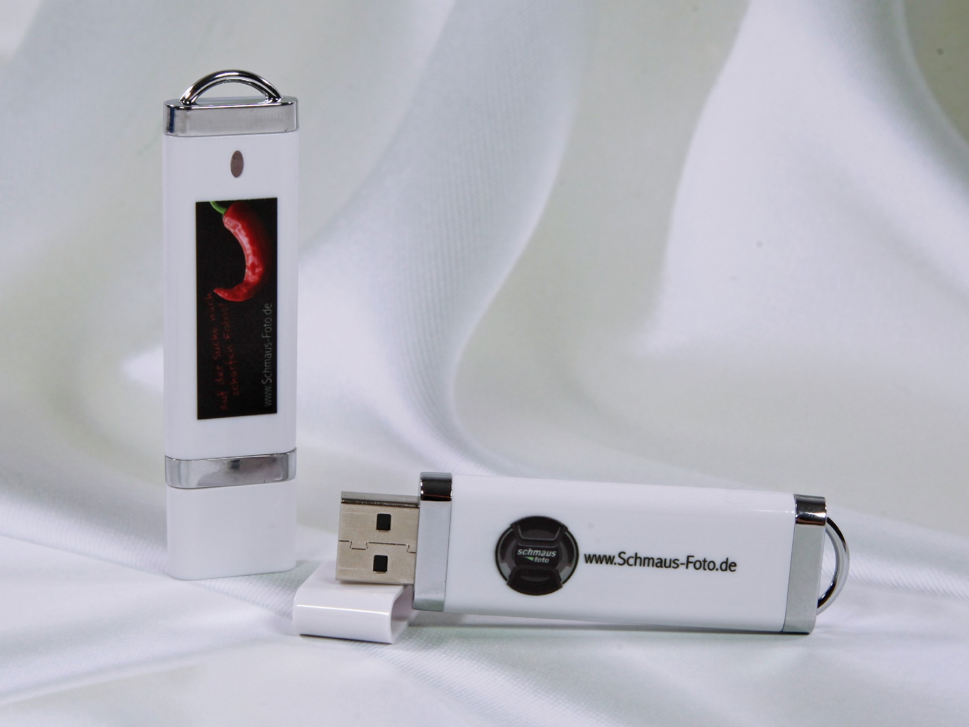 usb stick kunststoff edel flach digitaldruck logo