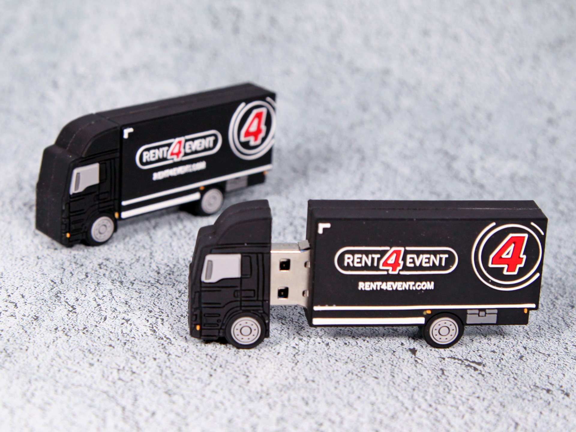 usb stick lkw transport truck verkehr logo werbung