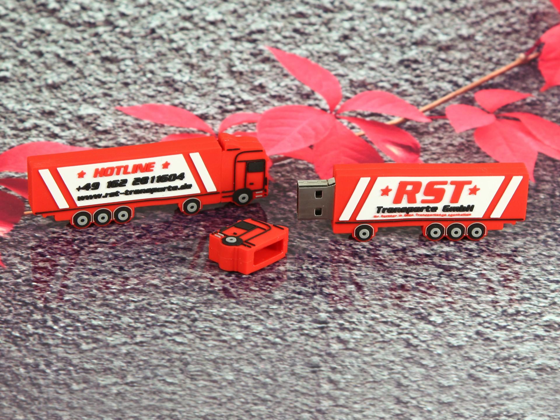 usb stick lkw transport verkehr individuell logo