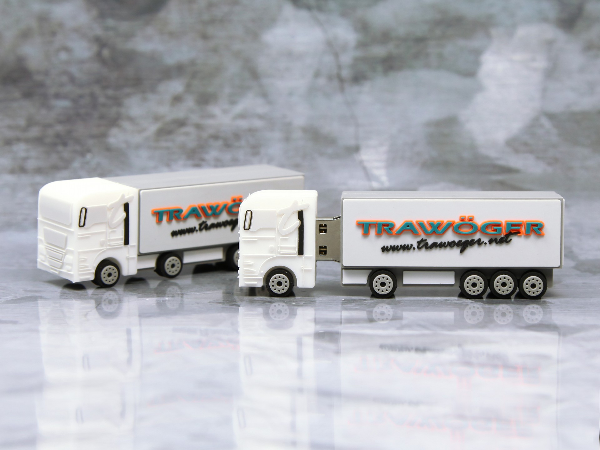 usb stick lkw transport verkehr truck werbung