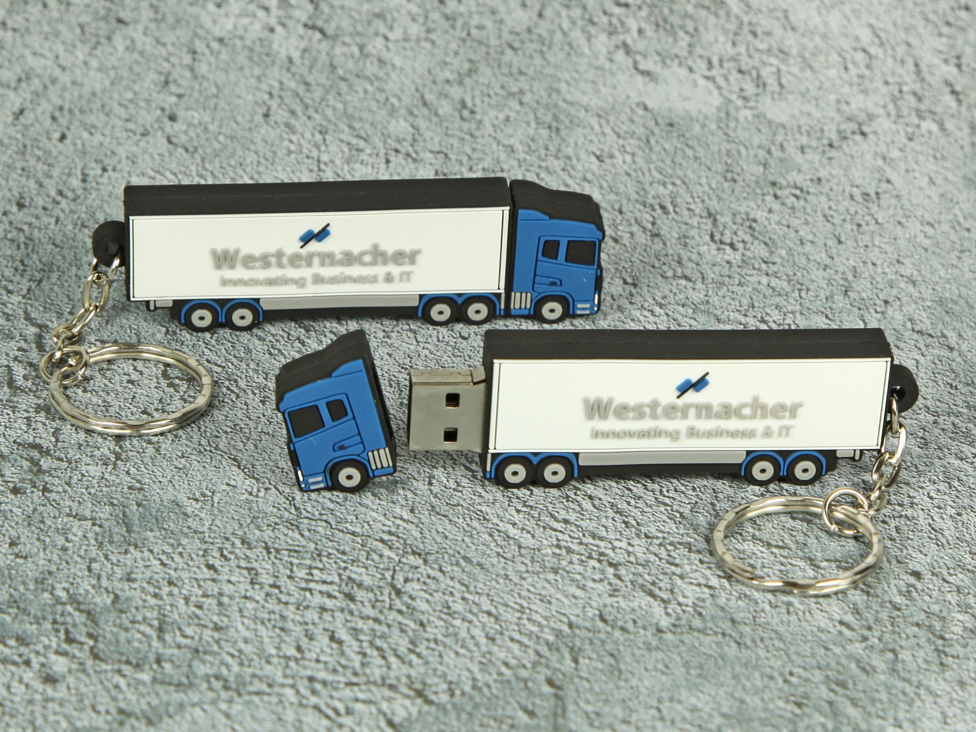 usb stick lkw truck transport spedition logo werbung