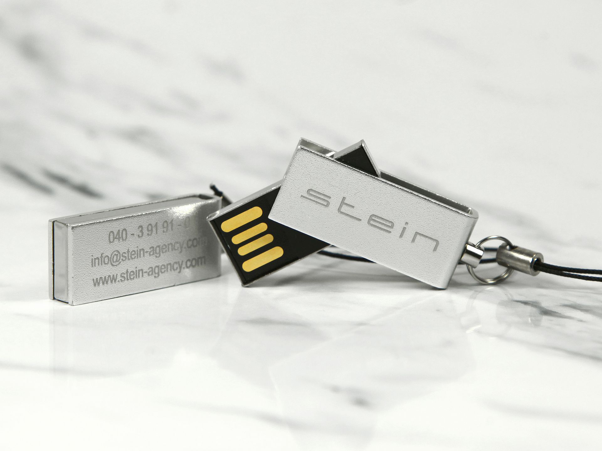 usb stick metall drehbar mini gravur logo