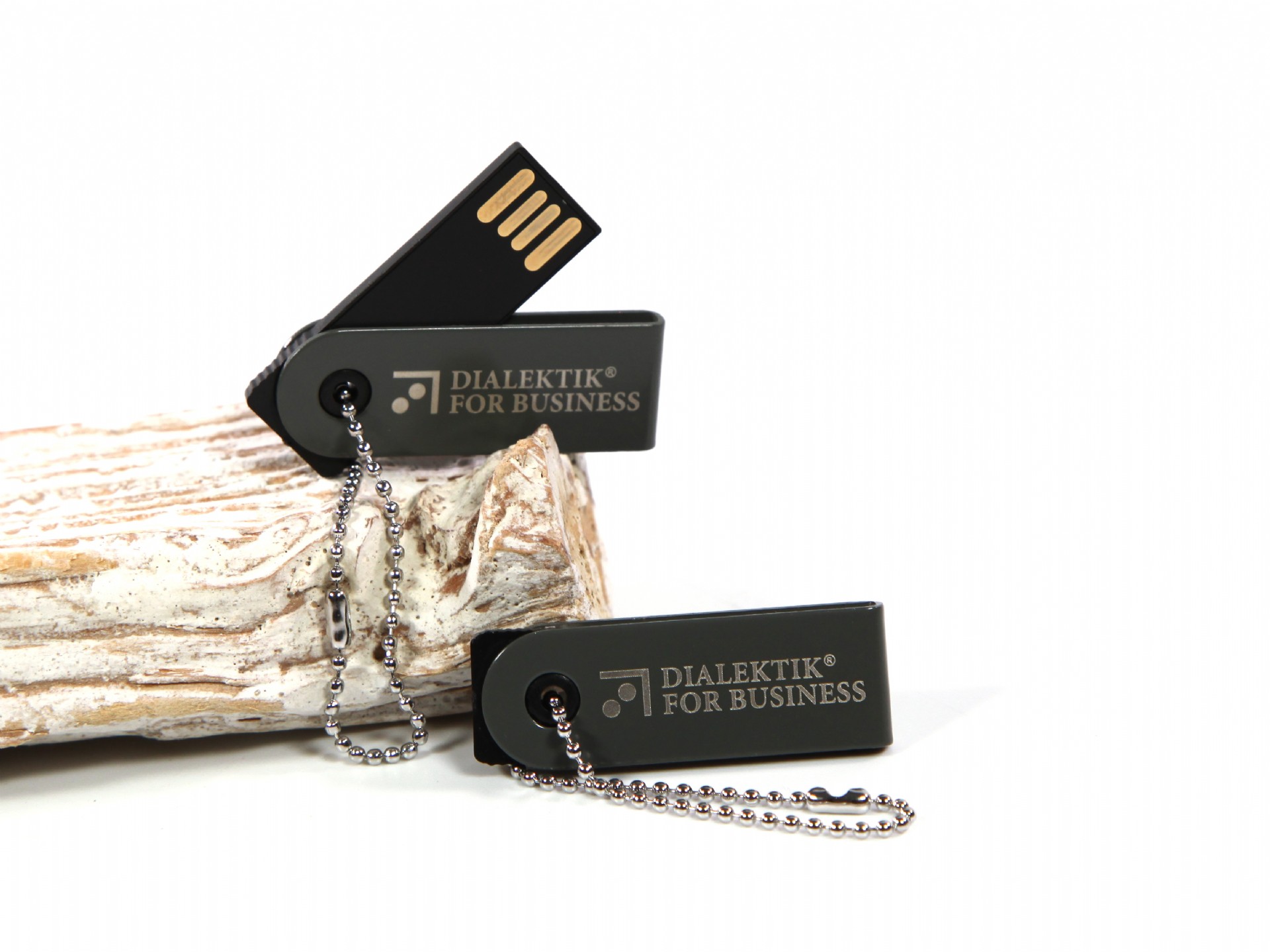 usb stick mini klein handlich kugelkette schluesselbung werbung