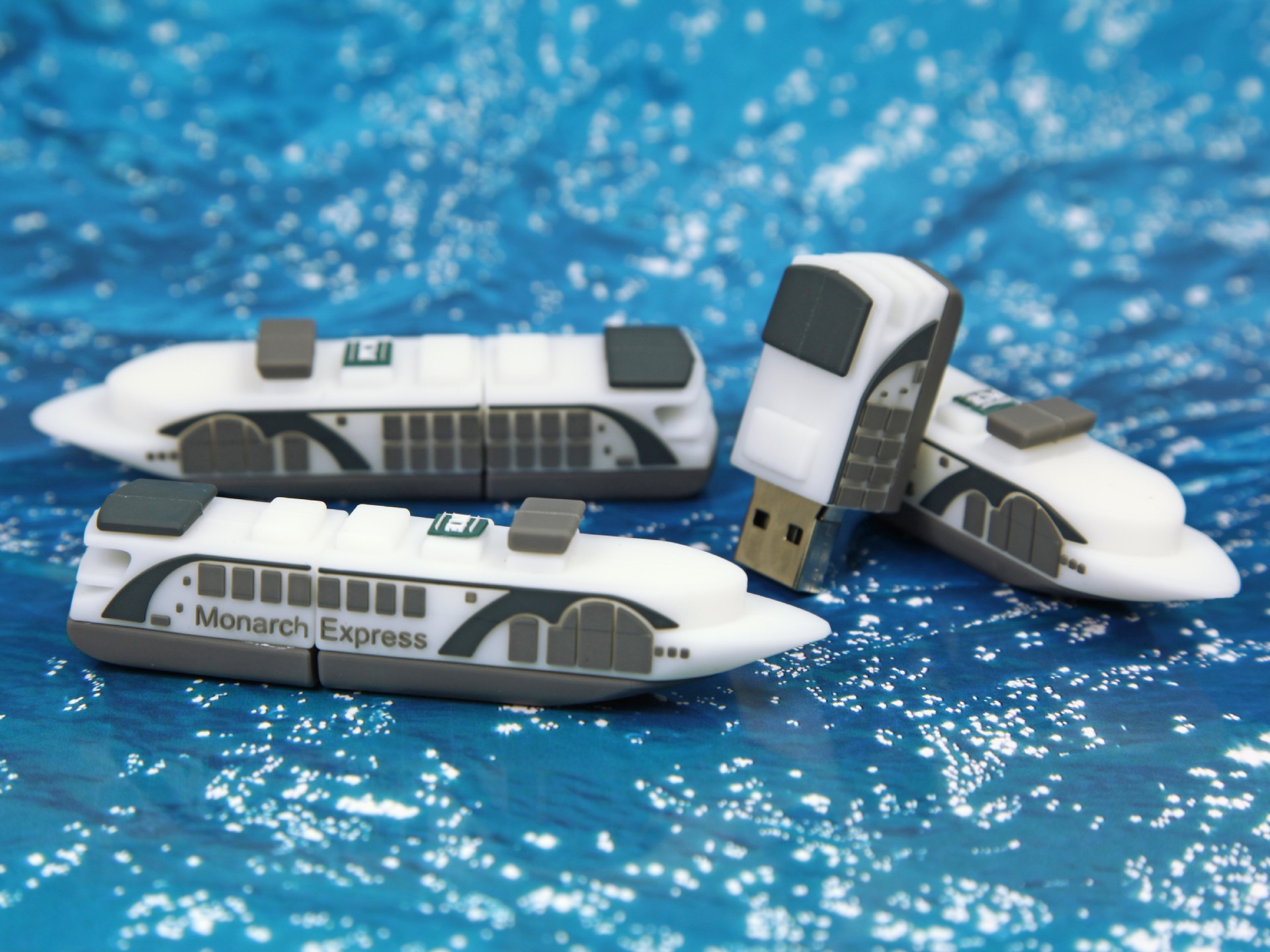 usb stick schiff boot transport wasser see logo custom