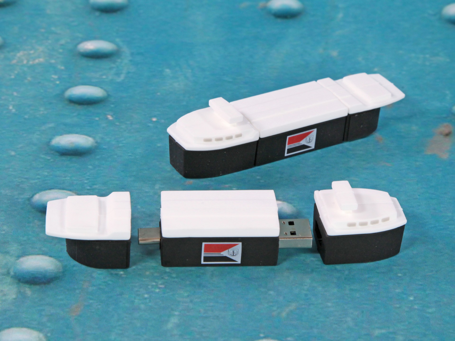 usb stick schiff tanker boot transport kreativ individuell