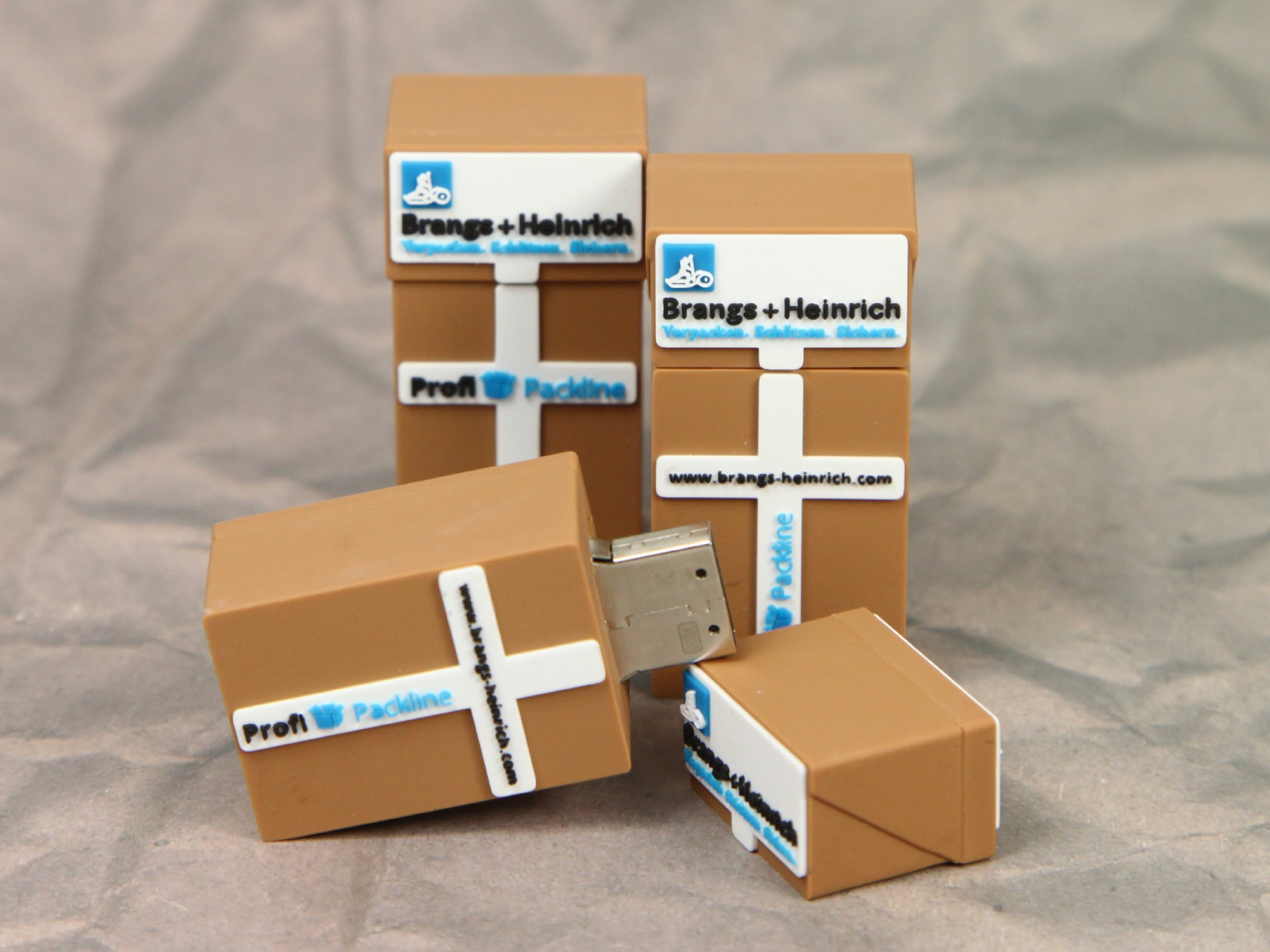 usb stick verpackung karton werbung