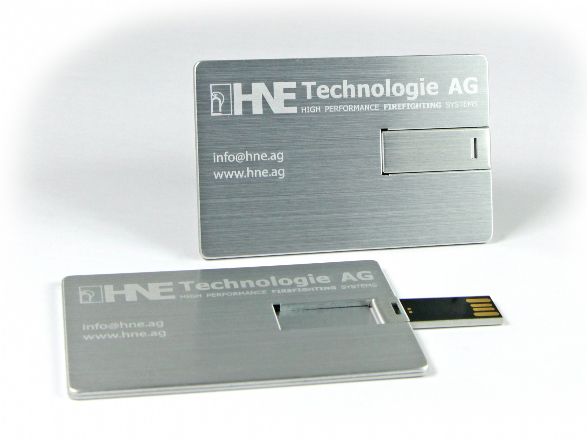 usb stick visitenkarte aluminium hochwertig edel logo