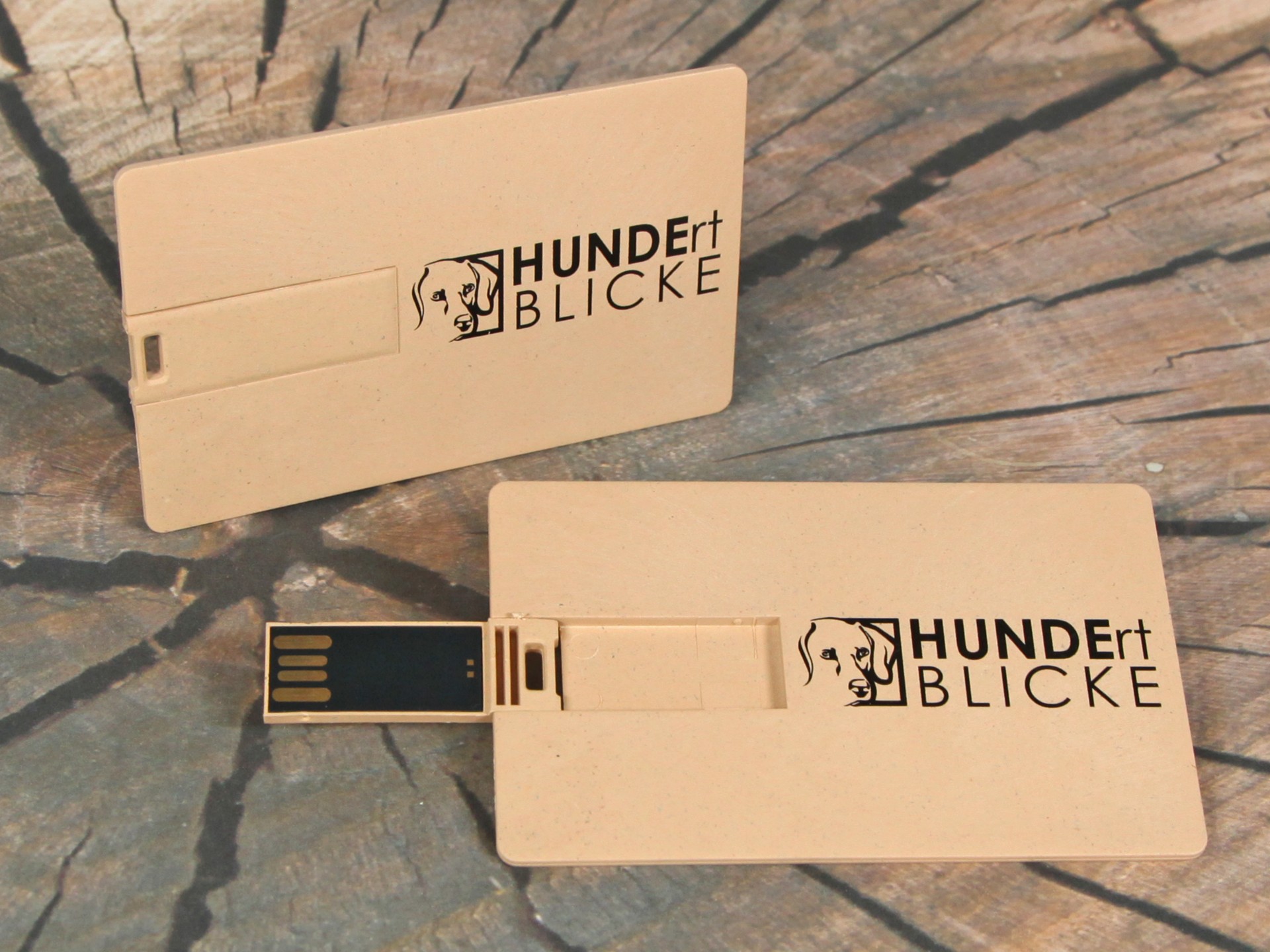 usb stick visitenkarte bio kunststoff umwelt aufdruck logo