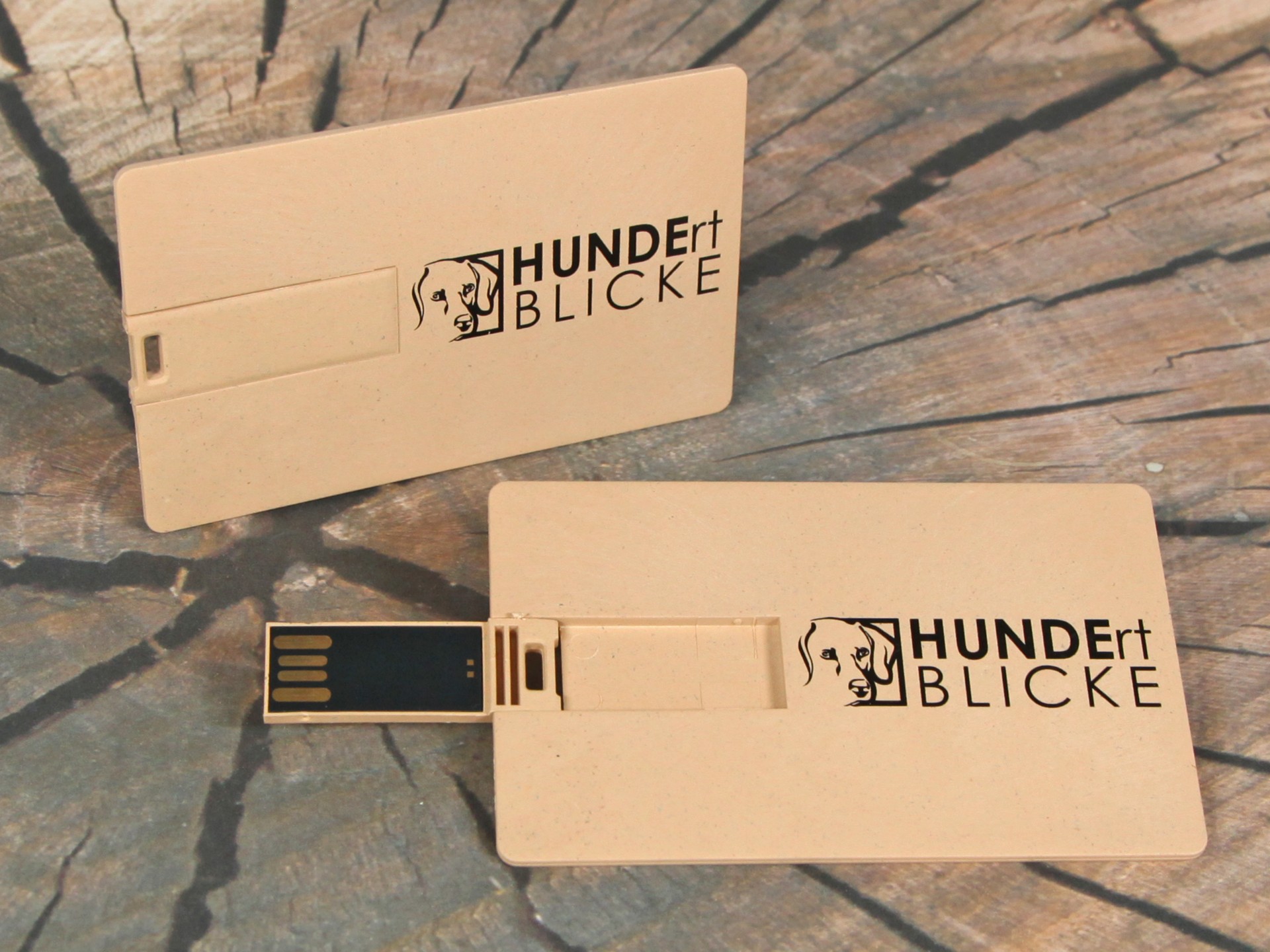 usb stick visitenkarte bio kunststoff umwelt aufdruck logo