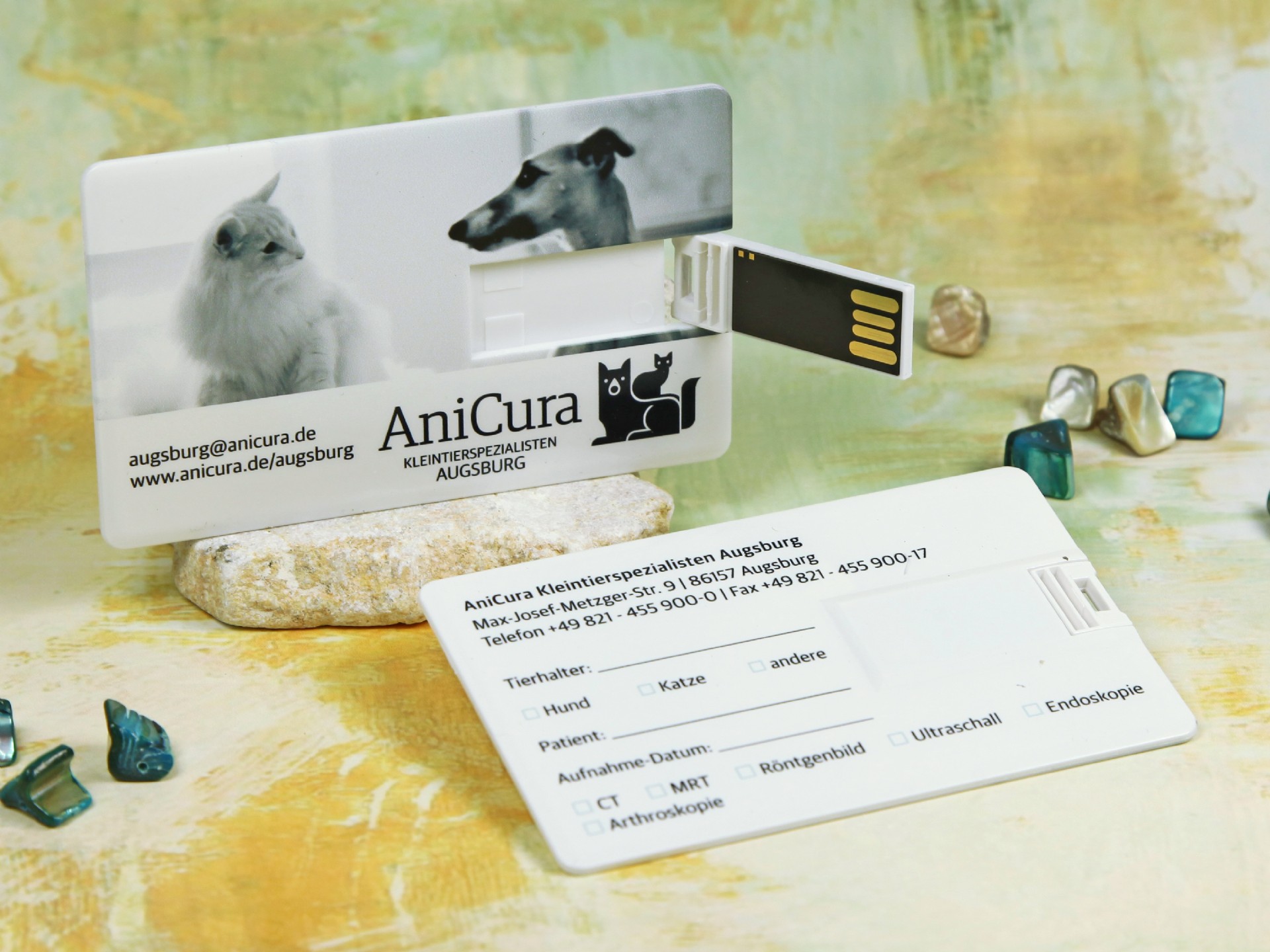 usb stick visitenkarte kunststoff scheckkarte druck logo