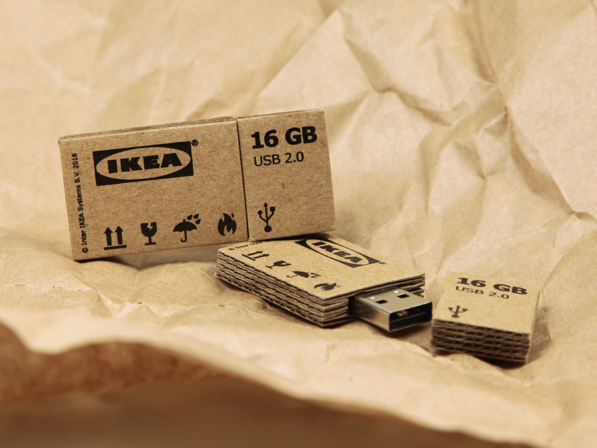 usb stick wellpappe ikea natur schlicht