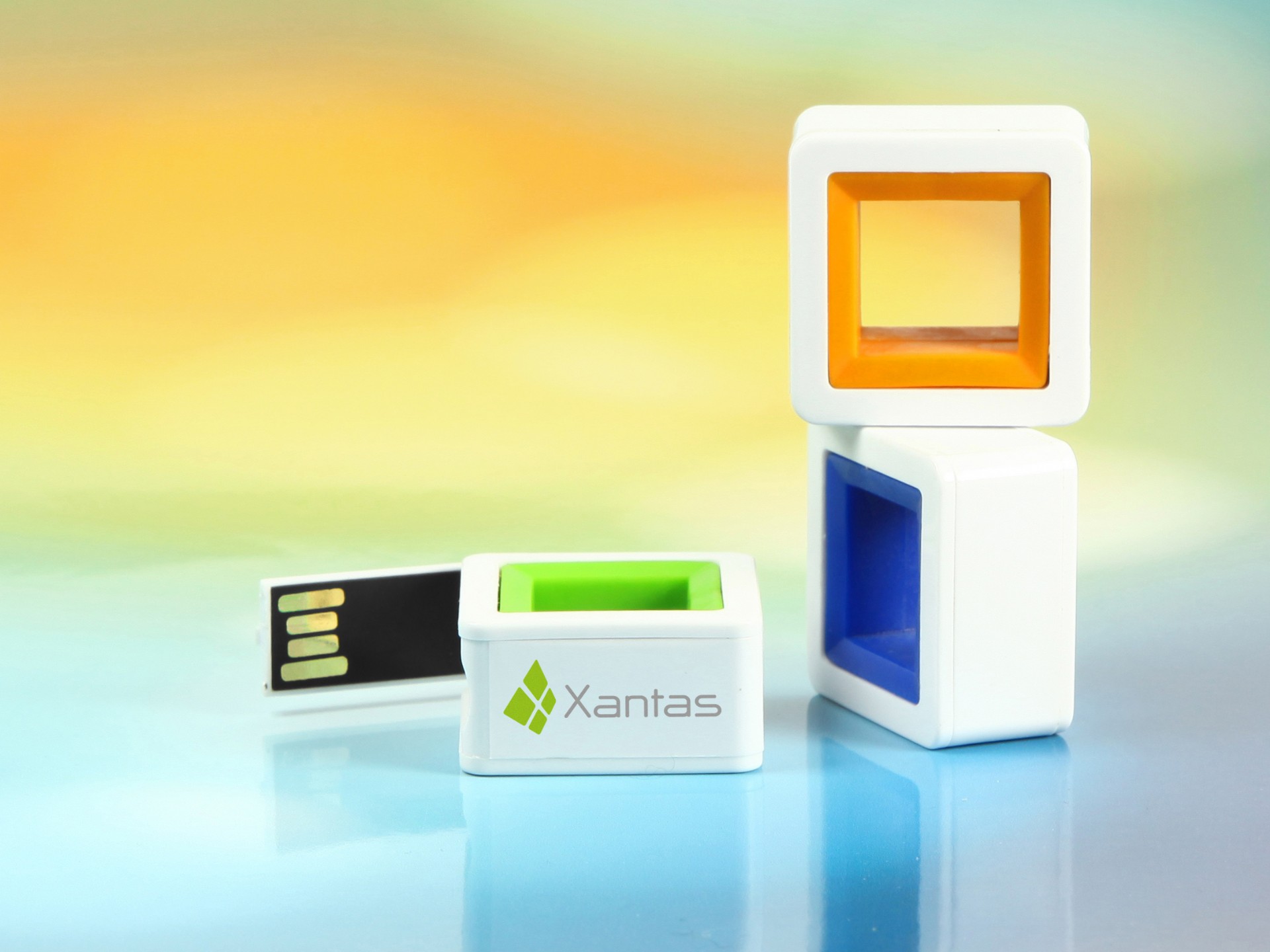 usb stick wuerfel mit logo bedrucken cubic