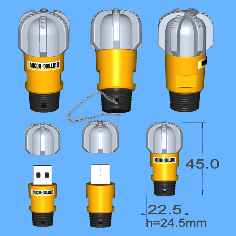 3D-Vorschau USB-Bohrkopf